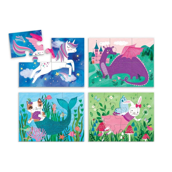 4 in a box - puzzle set