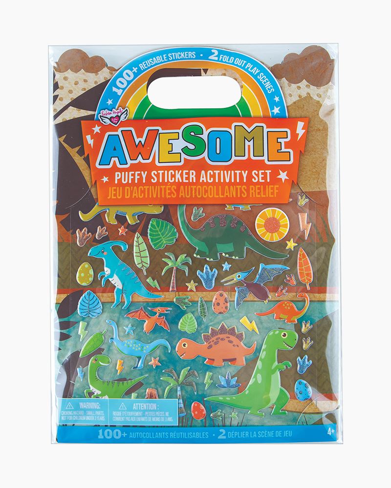 puffy sticker play set - dinosaur