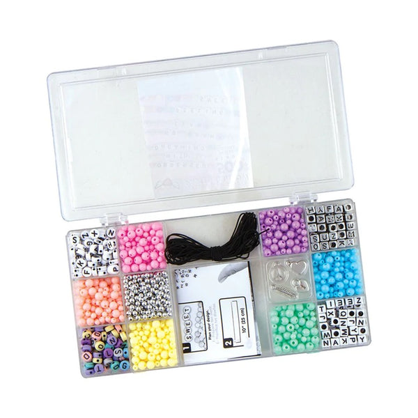 tell your story pastel rainbow bead kit