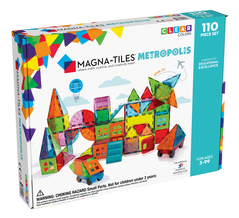 magna-tiles metropolis -  110 piece set