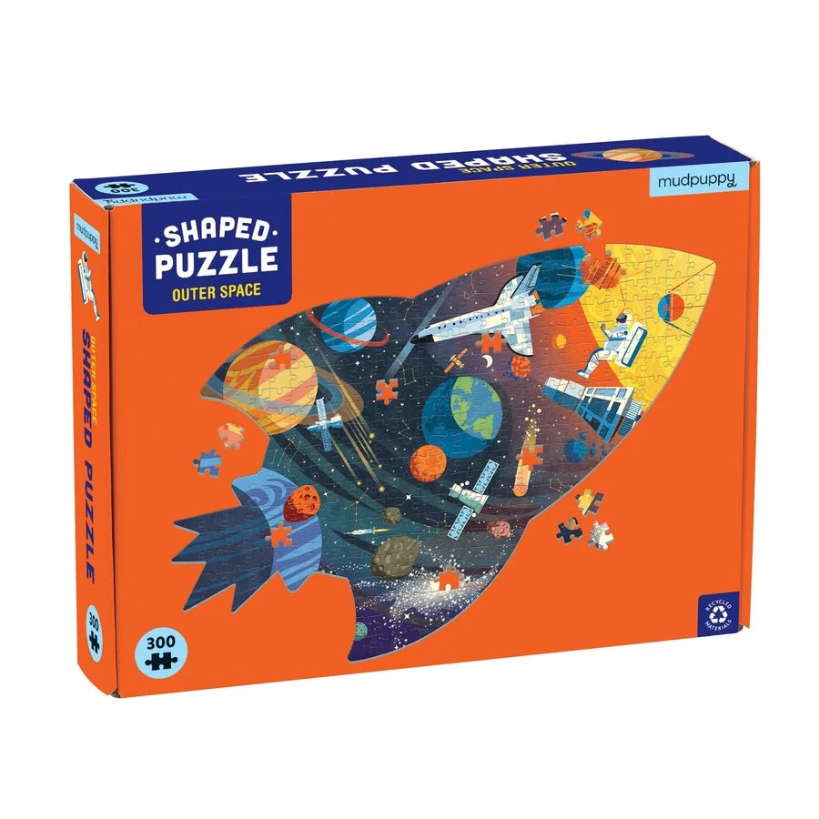 outer space shaped puzzle - 300 pieces