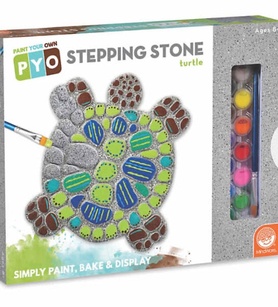 paint your own stepping stone - turtle