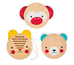 animal friends wooden percussion instruments