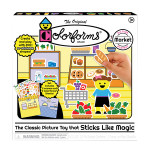 Colorforms picture playset - market