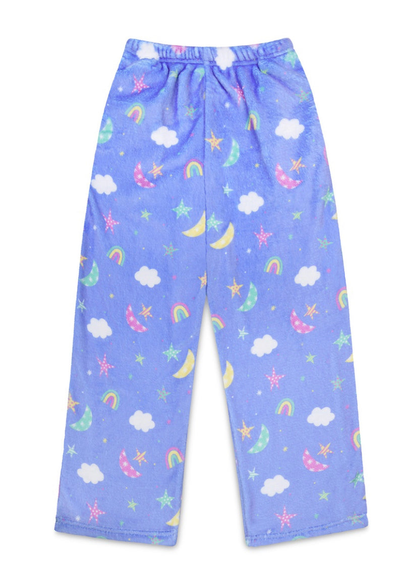 sleepover stars fuzzie pants