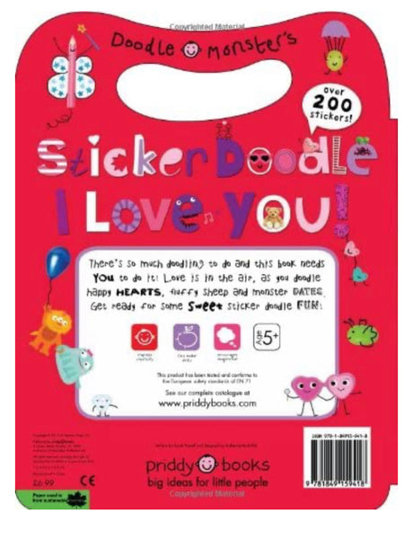 sticker doodle - i love you