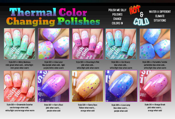 thermal color changing nail polish