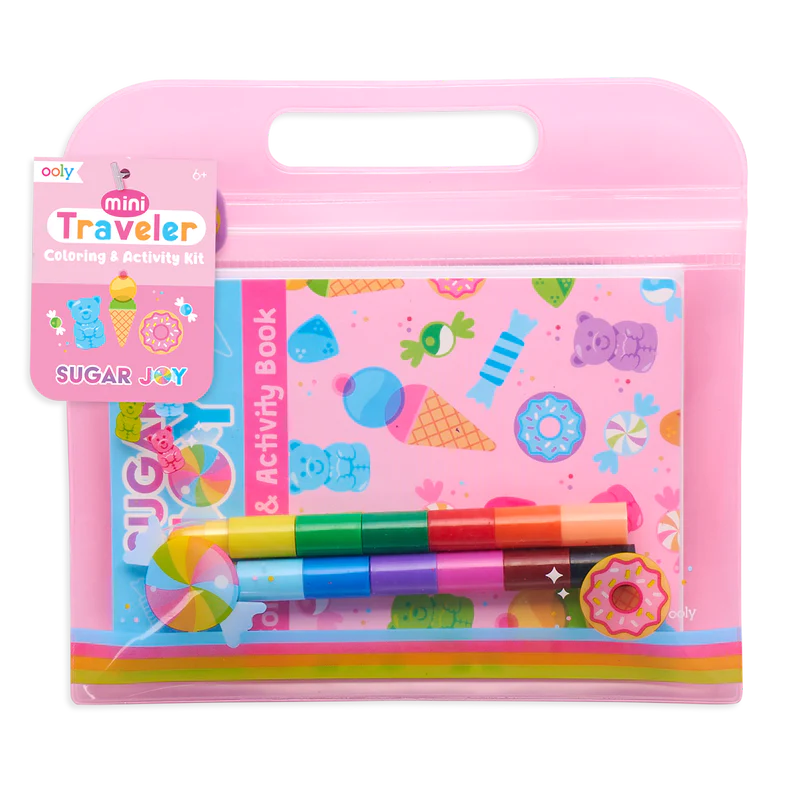 mini traveler coloring and activity kit