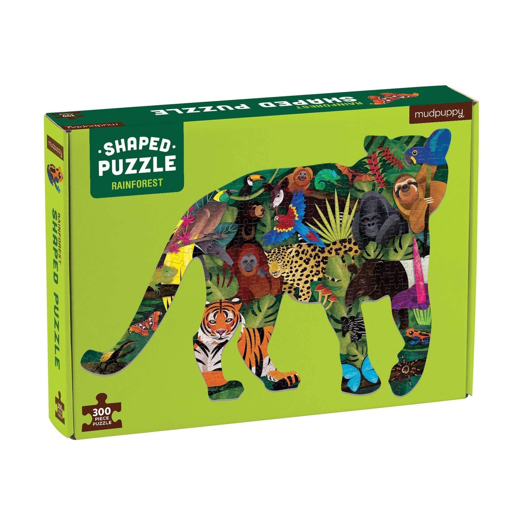 rainforest shaped scene - 300 piece puzzle