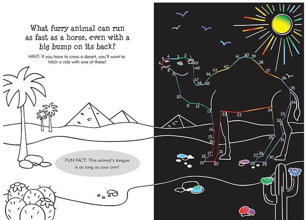scratch and sketch - dot-to-dot animals