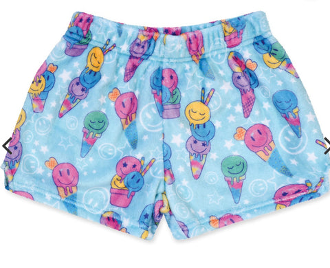 ice cream party fuzzie shorts