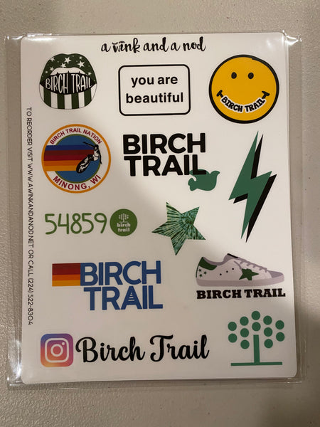 camp vinyl sticker sheets