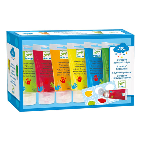 finger paint tubes