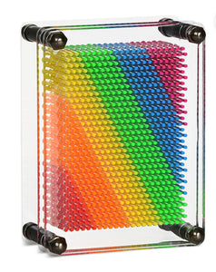 rainbow pin art