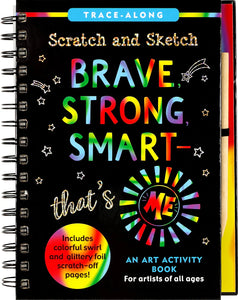 scratch and sketch - brave, strong, smart