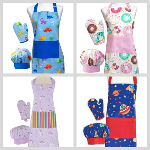 deluxe youth apron set