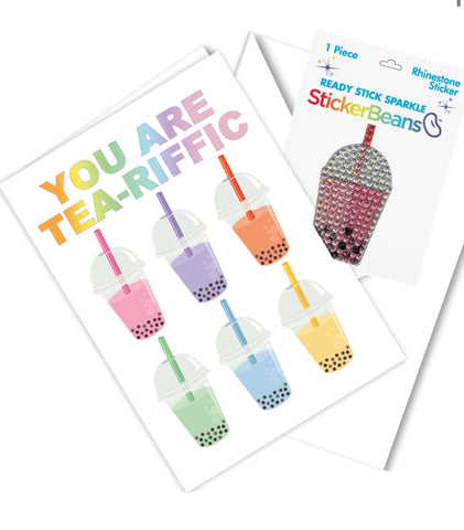 stickerbeans greeting card