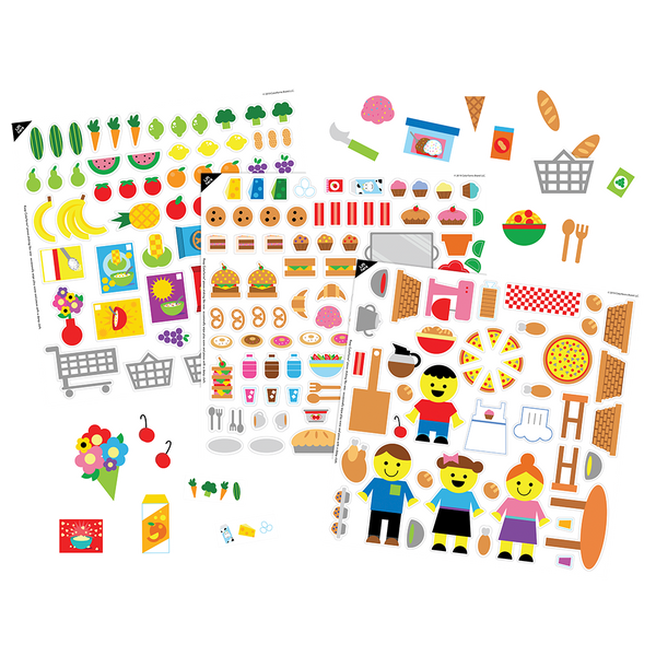 Colorforms picture playset - market