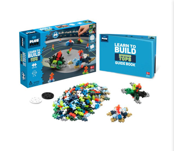 plus plus learn to build - spinning tops
