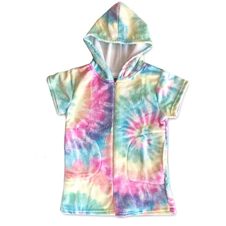 romper - pastel tie dye