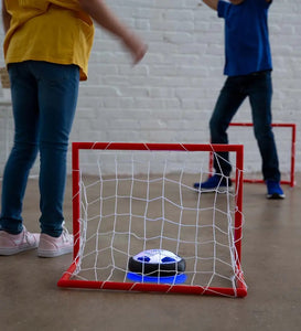 light up air hover soccer game