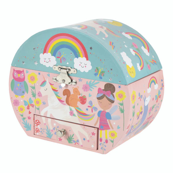 rainbow fairy jewelry box