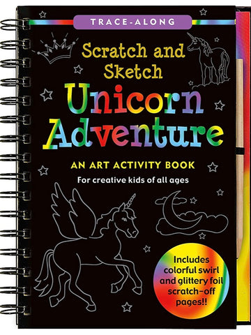 scratch and sketch - unicorn adventure