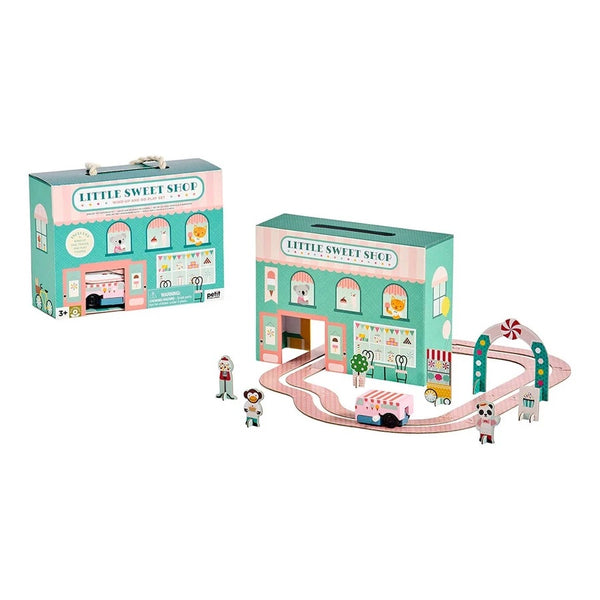 wind up and go little sweet shop play set