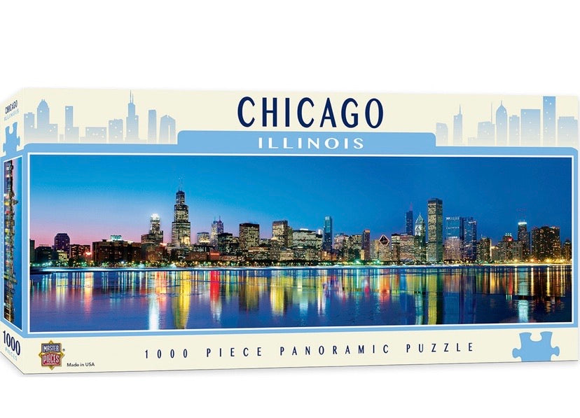 Chicago - 1000 piece panoramic puzzle