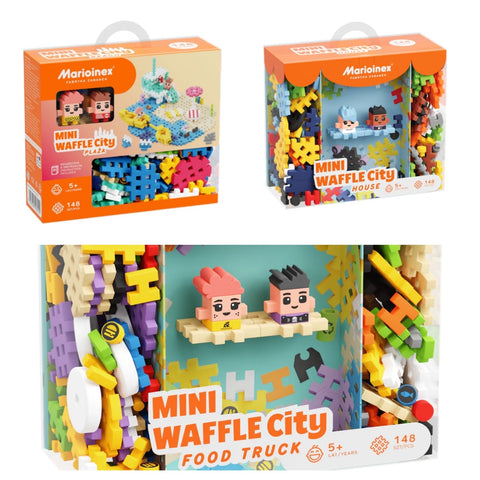 mini waffle city -148 pieces