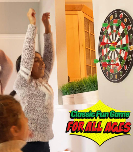 stomp rocket magnetic dartboard game