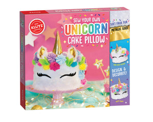 sew your own unicorn cake pillow