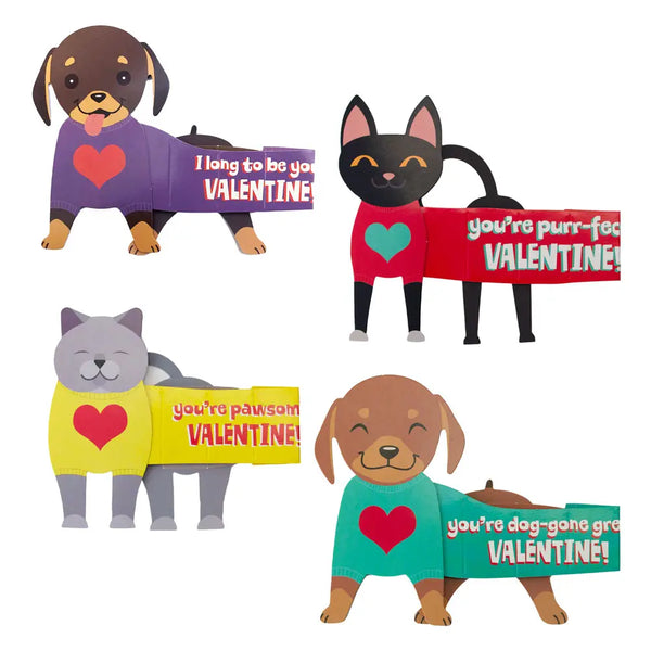 super stretch pet valentines