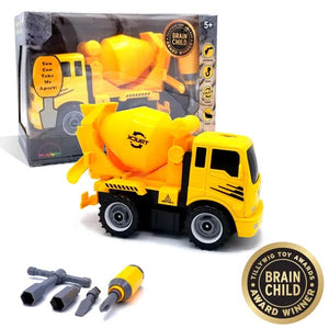 construct a truck - mixer or crane