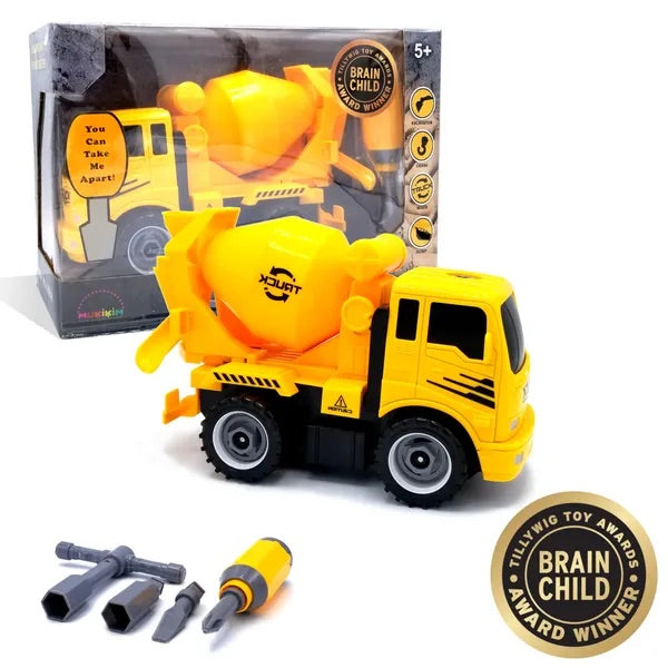 construct a truck - mixer or crane