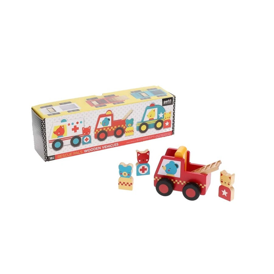 rescue pals wooden vehicles