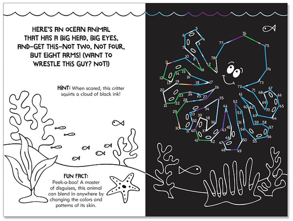 scratch and sketch - dot-to-dot animals