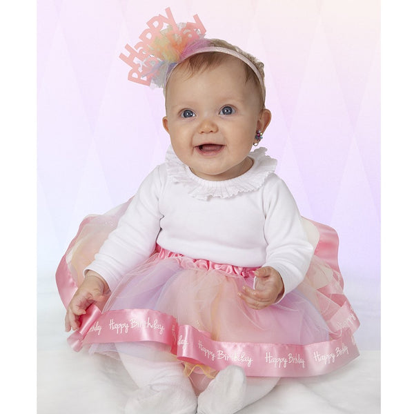happy birthday tutu and headband