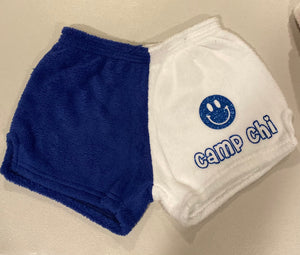 fuzzie shorts - camp chi