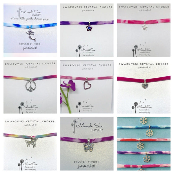 swarovski crystal choker