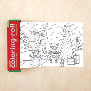 mini coloring roll - hanukkah or christmas