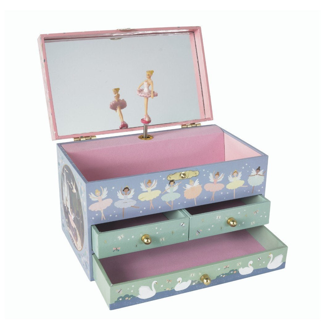 enchanted 3 drawer jewelry box
