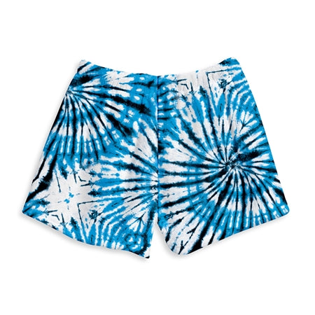 Shark tie dye fuzzie shorts