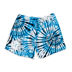 Shark tie dye fuzzie shorts