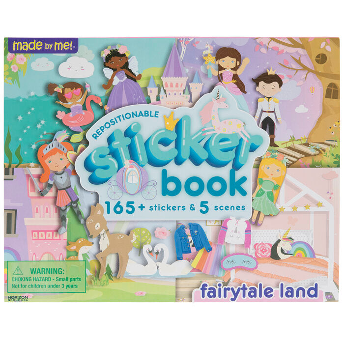 fairytale land repositionable sticker book