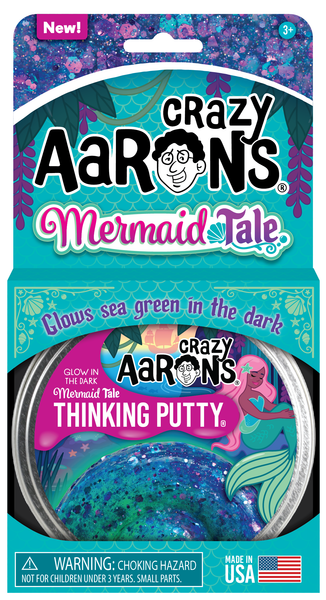 crazy aaron’s thinking putty-mermaid tail