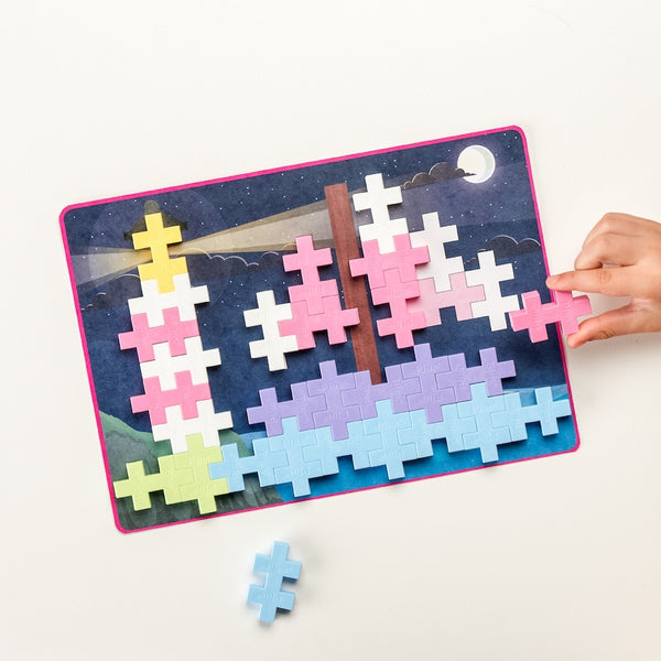 plus-plus big - pastel picture puzzle