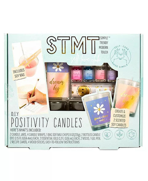 diy positivity candles