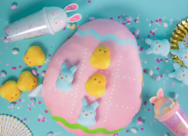 tic tac toe plushies - pink egg