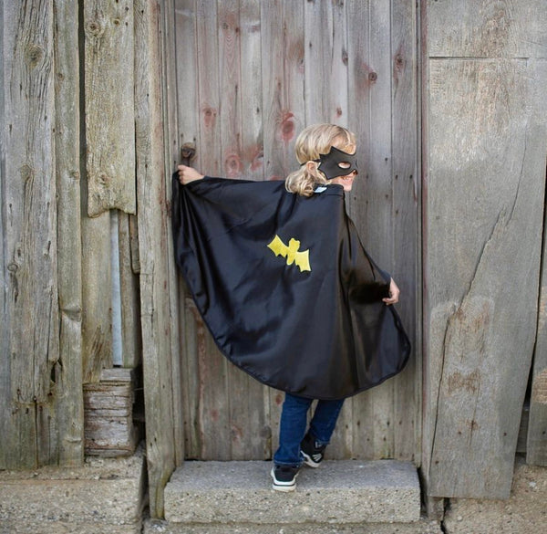 spider/bat cape and mask
